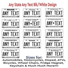 Any Text WHITE/BLACK