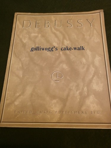 Original sheet music debussy - music,