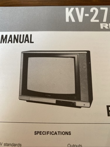 262ub 632 sony - kv-262ub,