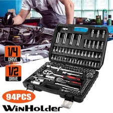 94PC 1/2" 1/4" Socket Set &
