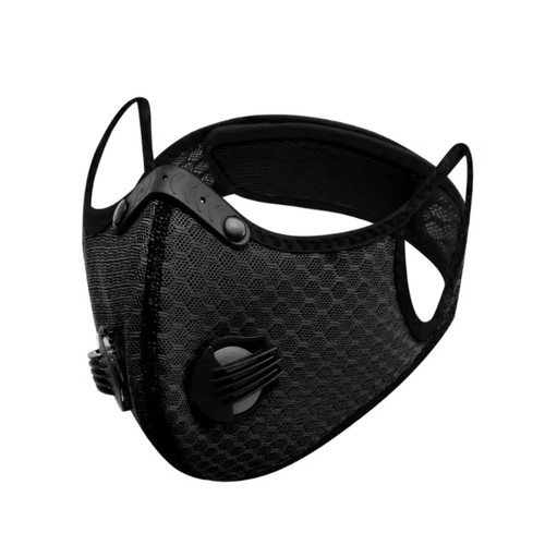 Face mask with active - with, carbon