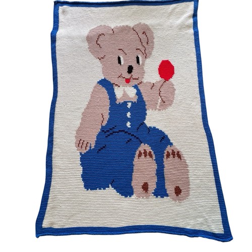 Extra large teddy bear afghan - extra,