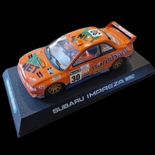 Scalextric C2313 Subaru Impreza WRC #30 Model Car Norisbank Orange Used VGC