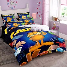 03.Yellow Fat Cat Duvet Cover