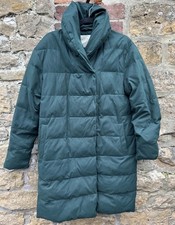 SEASALT CORNWALL ASHILL DOWN MID LENGTH COAT GREEN SIZE 12 