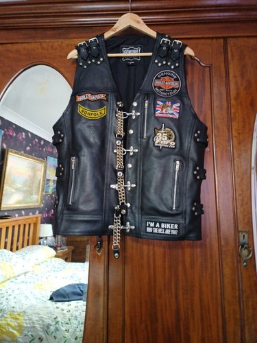 Lovely real leather harley - ,