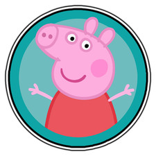 Peppa Pig Logo #2 Sticker