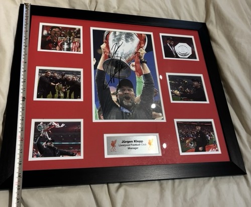 Signed framed jurgen klopp - &,