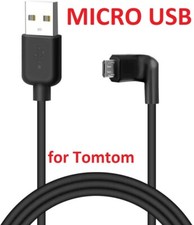 Sync Data Charger Cable Right Angle MICRO USB Lead for Tomtom GO START VIA 