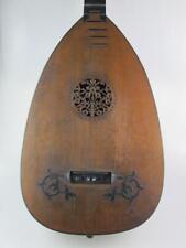 Large Antique 19th Century German Lute Guitar Circa 1890 Wandervogel