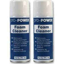 2x Pro Power Foam Cleaner Cleanser 400ml Multi Purpose Anti Static Cleaner x2