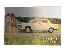 Peugeot 404 Car Sales Brochure 1966