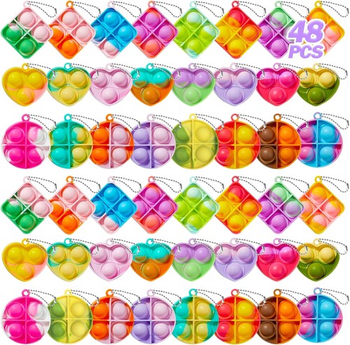 Pcs mini pop fidget keyring - pcs,