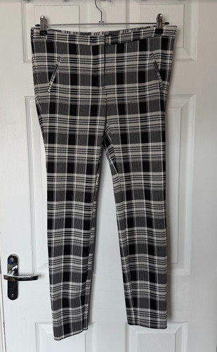 Zara basic plaid - plaid, trousers