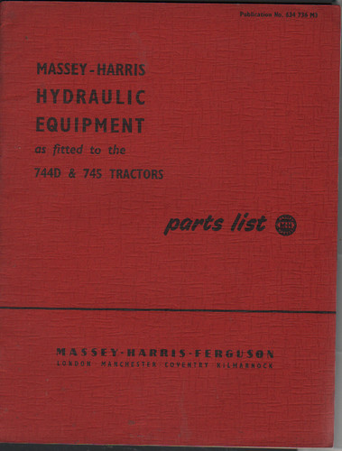 Original massey harris parts - original,