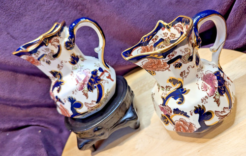 Pair masons ironstone blue - ironstone, "blue