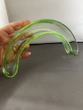 Vintage Bagley Green Glass