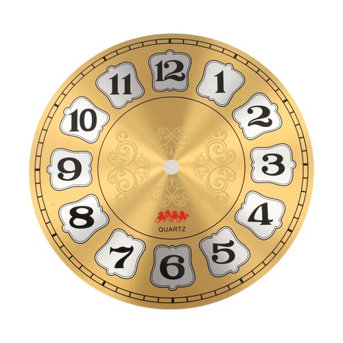 Diy clock face aluminium - aluminium, wall
