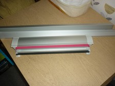 pink blind for velux window