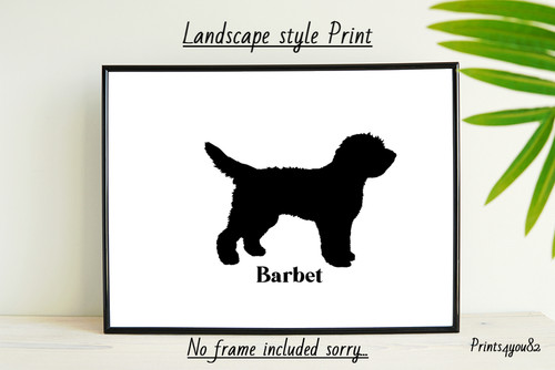 Barbet dog pet picture - , a4