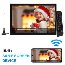 15.4" 12V TV Freeview Portable Caravan Motorhome Travel HDMI Digital Television