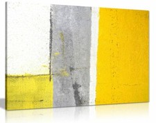Office Decor Grey And Yellow