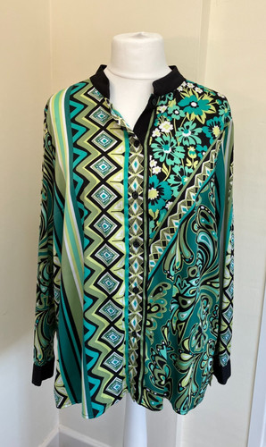 Bob mackie wearable art blouse - wearable,