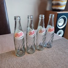 4 x Vintage Glass Pepsi Cola