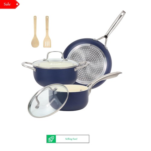 Piece nonstick ceramic - 7-piece,