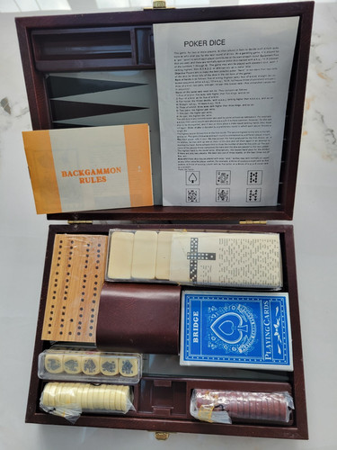 Backgammon travel set - backgammon,