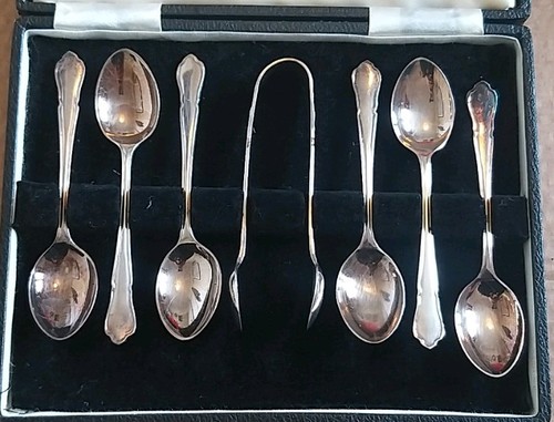 Boxed silver plated tea spoon - boxed,