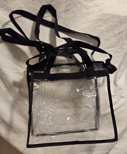 Clear zippered stadium - clear,