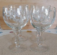 Set vintage crystal wine - set, 4