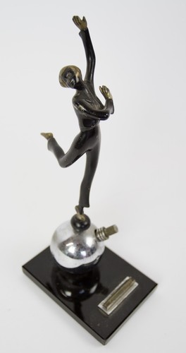 Art deco bronze dancing lady - bronze,