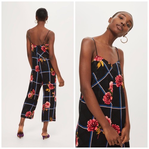 Nwt topshop check floral - check,