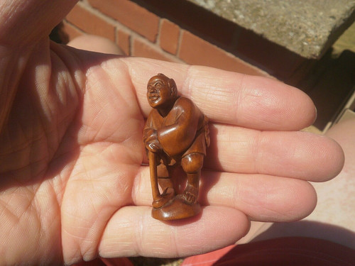 Hand carved boxwood - 1a.,