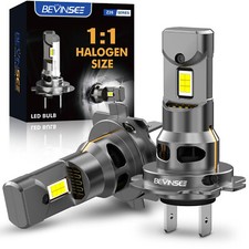 2x H7 LED Headlight Bulbs