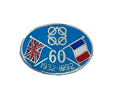 VTG PERKINS DIESEL ENGINES 60 YRS 1932-1992 ENAMEL BADGE (FOR SPARES OR REPAIR)