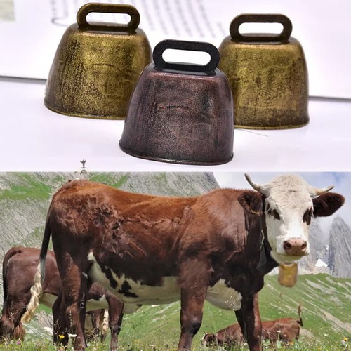 Loud cow bell metal - cow, anti-lost