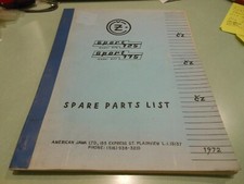 CZ 1972 OEM PARTS LIST 125cc