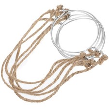  5 Pcs Hanging Mason Jars Wire