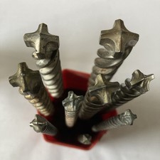 Hilti TE-CX Part Set of 9 6mm 8mm 10mm 12mm 14mm 16mm Sds+ SDS Quad Drill Bits 