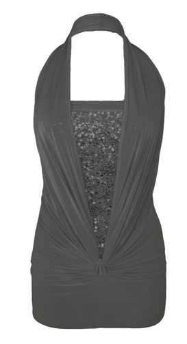 Women sequin halter neck - women,