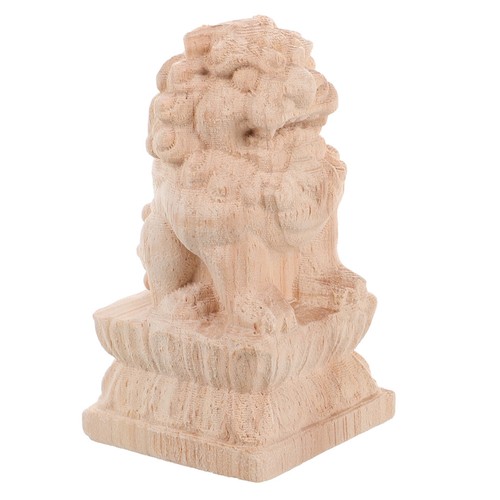 Wooden lion shape - lion,