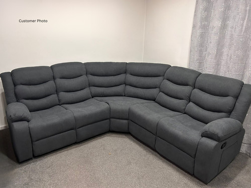Recliner corner sofa - corner,
