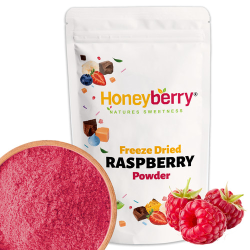 Freeze dried raspberry - freeze, powder