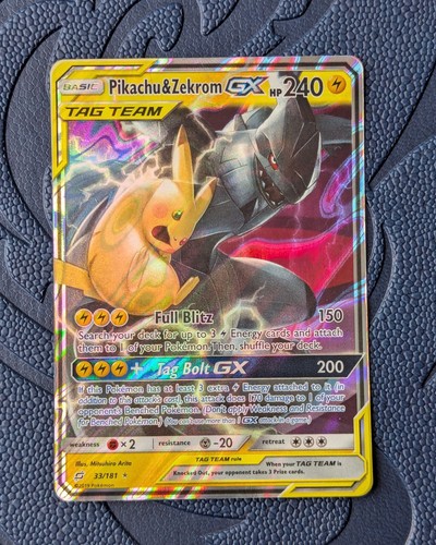 Pokemon tcg pikachu zekrom - pokemon,