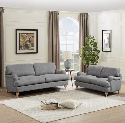 Linen seater sofa 3 - seater,
