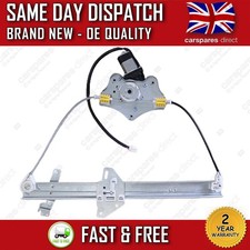 MAZDA 323 / PROTEGE / PROTEGE 5 FRONT LEFT WINDOW REGULATOR WITH 2 PINS MOTOR