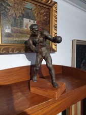 BOXER Large BRONZE FIGURINE